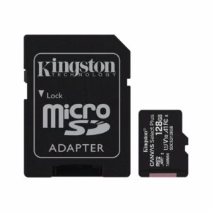 Карта памет MicroSD Kingston Canvas Select Plus, 128GB, 100MB/s, С адаптер