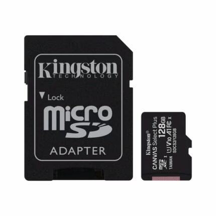 Карта памет MicroSD Kingston Canvas Select Plus, 128GB, 100MB/s, С адаптер