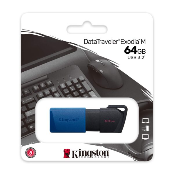 USB Flash памет Kingston 64GB USB3.2 Exodia M - Image 2