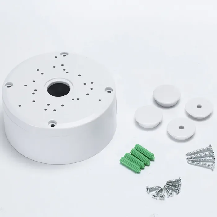 Универсална монтажна основа за камера – ABS, водоустойчива, универсална (бяла) - Image 3