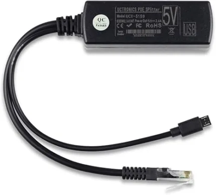 Активен PoE сплитер 48V към 5V Micro USB